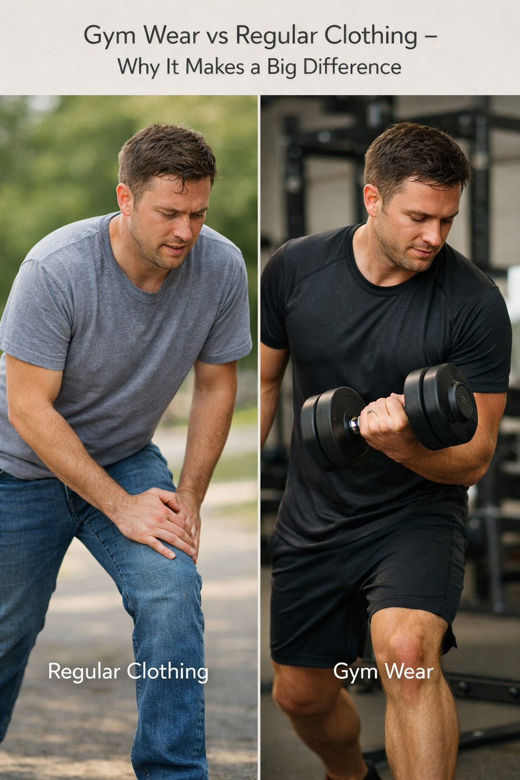 Gym Wear vs Regular Clothing – Why It Makes a Big Difference
