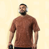 IndyBull Acid Wash Oversized T-Shirt – Premium Streetwear for Men