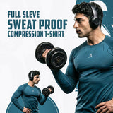 Indybull Men’s Compression Full Sleeve T-Shirt – Ultra Stretch Gym Wear